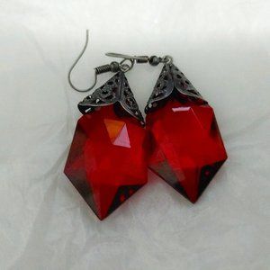 Spirit Halloween vampire earrings